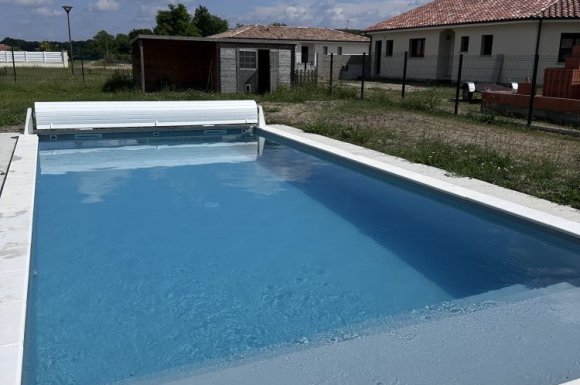 Piscine finie sur Laglorieuse